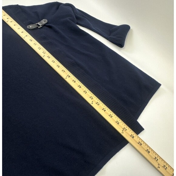 Peck And Peck Cashmere Sweater Wrap Ribbed Long Sleeve Clasp Round Womens XL - Picture 12 of 12